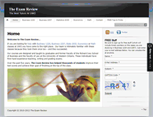 Tablet Screenshot of examreview.ca